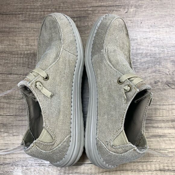 Skechers~Youth Boy’s~”Melson Raymon”~Casual Taupe Low Sneakers~Size 5 - Picture 5 of 7